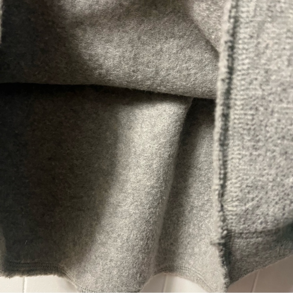 Duckworth Powder Hoodie Grey Rambouillet Merino Fleece Wool Made in USA $175 USD - Picture 8 of 15